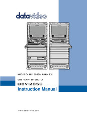 Datavideo OBV-2850 Instruction Manual