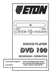 Eton DVD 100 Operation