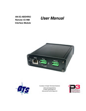 QTS AN-X2-ABDHRIO User Manual
