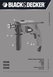 Black & Decker HD400 Series Original Instructions Manual
