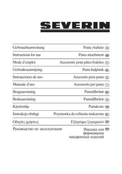 SEVERIN ZT 9753 Instructions For Use Manual