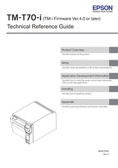Epson OmniLink TM-T70-i Technical Reference Manual