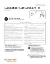 Ge Lumination LRC Series Installation Manual