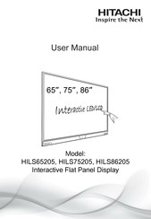 Hitachi HILS75205 User Manual