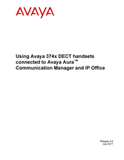 Avaya 374 DECT Series Manual