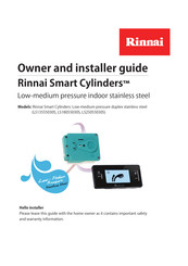 Rinnai Smart Cylinders LS18055030S Owner And Installer Manual