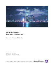 Alcatel-Lucent 9966 Hardware Installation