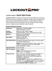 Brady LOCKOUT-PRO Quick Start Manual