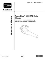Toro PowerPlex 40V MAX Operator's Manual