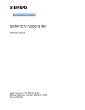 Siemens SIMATIC VPU200-3104 Hardware Manual
