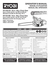Ryobi RY10521B Operator's Manual
