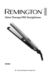 Remington Shine Therapy PRO S9300 Manual