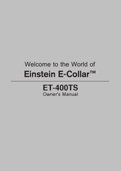 Einstein E-Collar ET-400TS Owner's Manual
