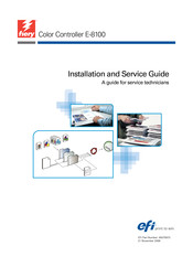 Fiery E-8100 Installation And Service Manual