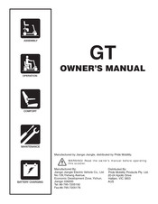 Pride Mobility GT Owner's Manual