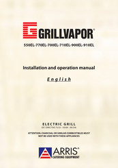 Arris GRILLVAPOR 710EL Installation And Operation Manual