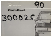 Mercedes-Benz 300D 2.5 1990 Owner's Manual