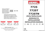Gemini 7725TN Installation Manual