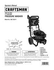 Craftsman 580.752211 Operator's Manual