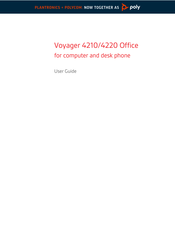 Plantronics Voyager 4210 Office User Manual