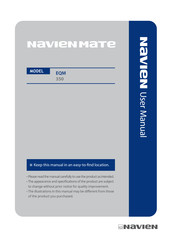 Navien Comfort-Mate EQM 350 User Manual