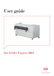 Oce Folder Express 3011 User Manual