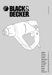 Black & Decker KR2000K Manual