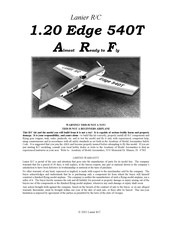 Lanier R/C 1.20 Edge 540T Manual