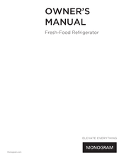 Monogram ZIFI240 Owner's Manual
