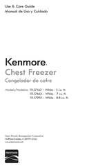 Kenmore 111.17992 Use & Care Manual