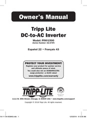 Tripp-Lite AG-879F Series Owner's Manual