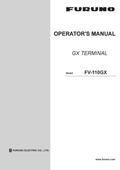 Furuno FV-110GX Operator's Manual