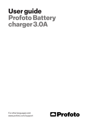 Profoto Battery charger 3.0A User Manual