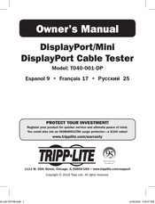 Tripp Lite T040-001-DP Owner's Manual