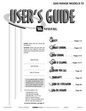 Maytag T2 Series User Manual