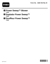Toro Power Sweep 51585 Instruction Manual