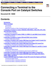 Cisco 4908G-L3 - Catalyst Switch Manual