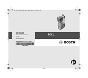 Bosch PDC 1 Original Instructions Manual