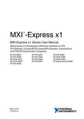National Instruments MXI-Express x1 Series User Manual