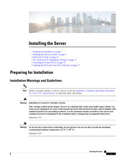 Cisco C480M5 Installing Manual