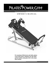 Fitness Quest Pilates Power Gym Owner's Manual