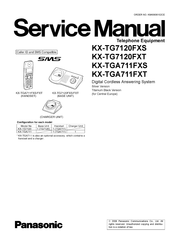 Panasonic KX-TG7120FXT Service Manual
