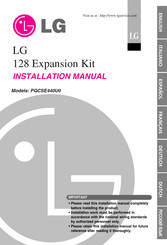 LG 128 Expansion Kit Installation Manual