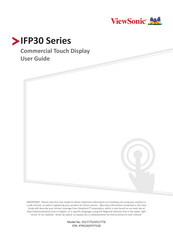 ViewSonic IFP30 Series User Manual
