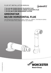 Bosch WORCESTER Condensfit II GREENSTAR 60/100 HORIZONTAL FLUE Installation Manual
