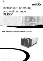 Lennox FLEXY II Series Installation, Operating And Maintenance
