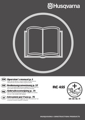 Husqvarna RC 455 Operator's Manual