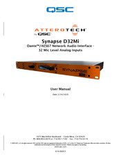 Qsc Attero Tech Synapse D Mi Manuals Manualslib