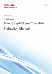 Toshiba nv-pack Series Instruction Manual