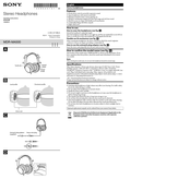 Sony MDR-MA500 Operating Instructions